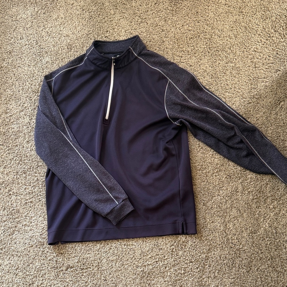 Foot Joy Quarter-Zip Pullover - Navy